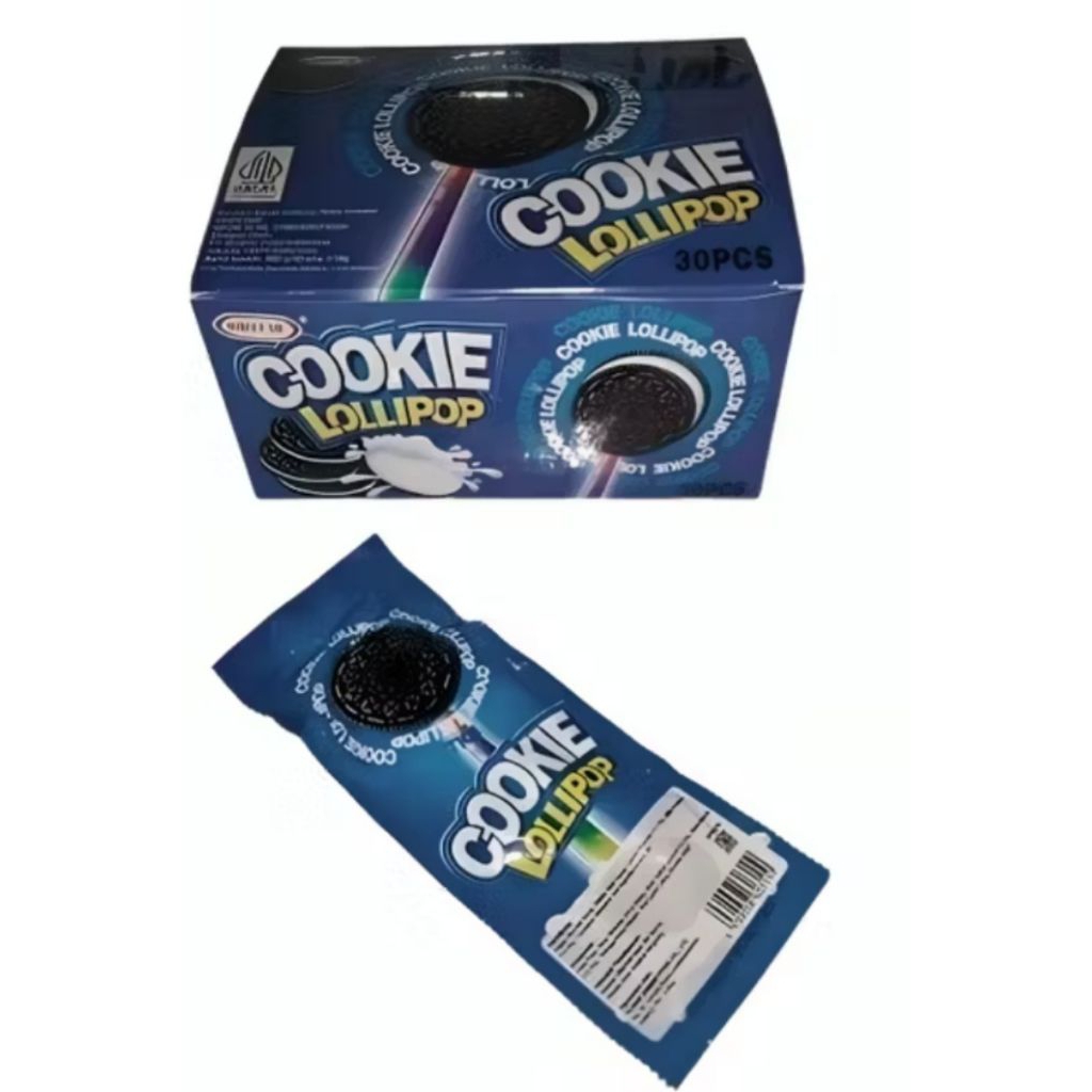 

Sweet Me Cookie Lollipop Light Oreo 1 box isi 30 Pcs
