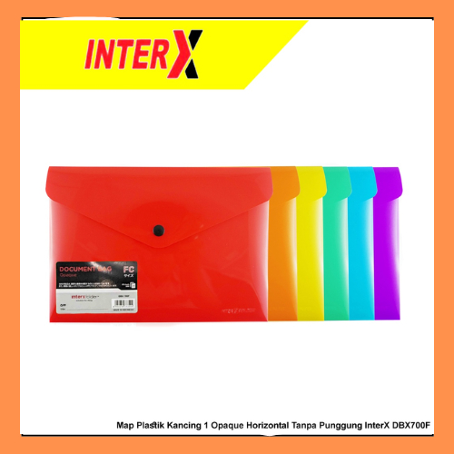 

INTER X FOLDER Map plastik kancing Opaque DBX 700F