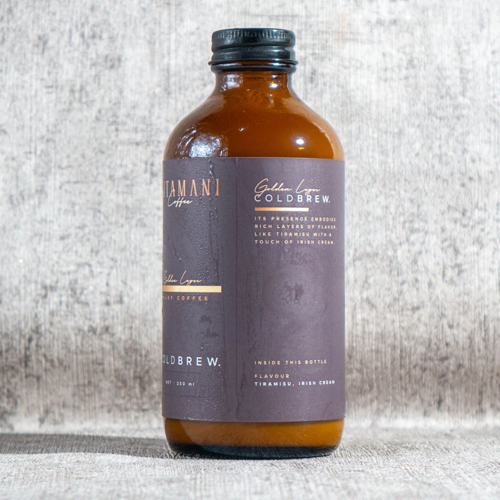 

Hitamani Golden Layer 250 ml - ColdBrew ( Milky Coffee Concentrate )