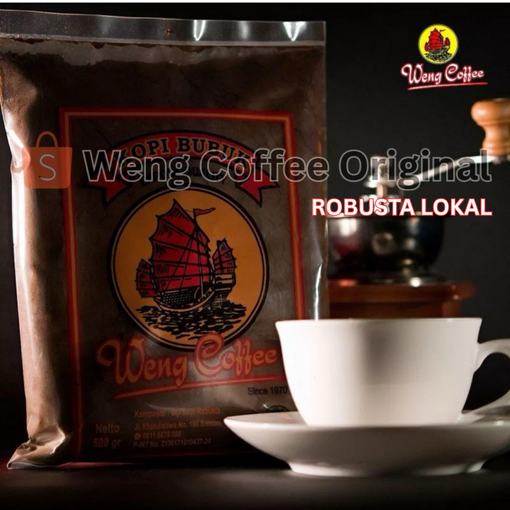 

WENG COFFEE ASLI KOPI BUBUK WENG ROBUSTA LOKAL KOPI PONTIANAK KOPI PREMIUM