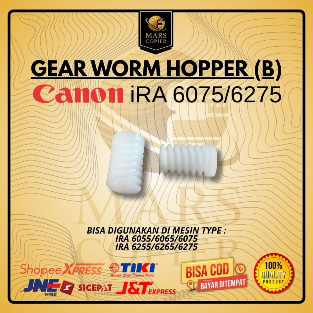 GEAR WORM (B) MOTOR HOPPER CANON IRA 6055 6065 6075 IRA 6255 6265 6275