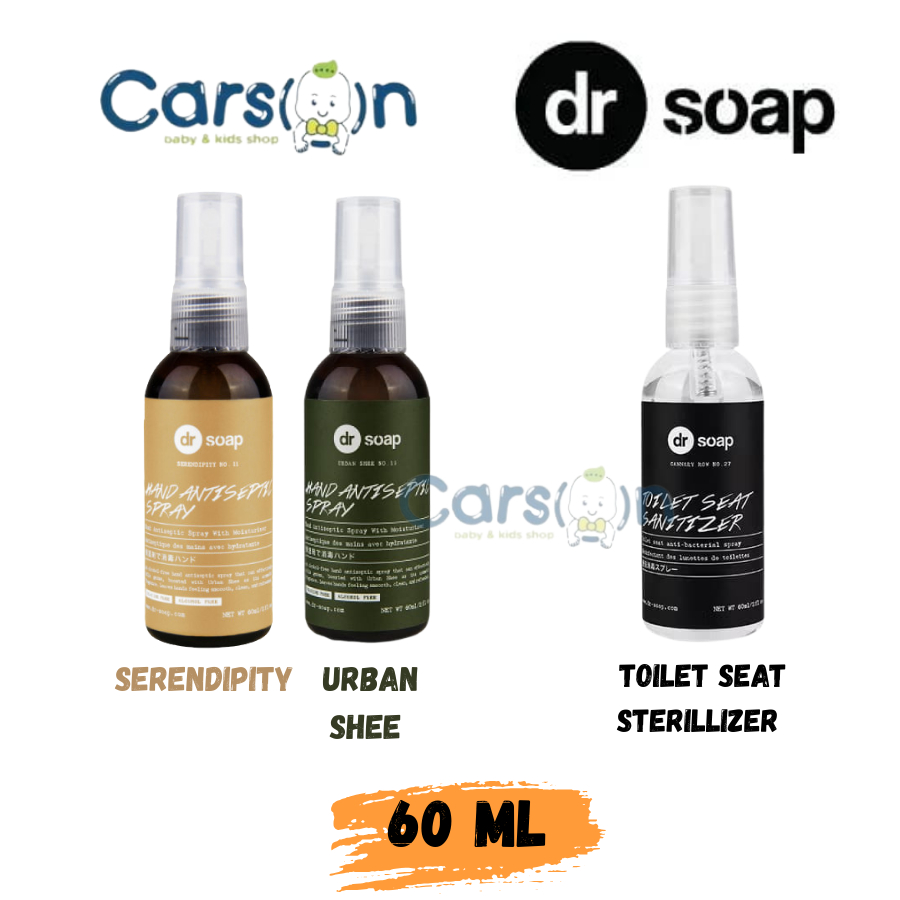 Dr Soap Hand Antiseptic / Dr Soap Toilet Seat Sanitizer Spray 60ml
