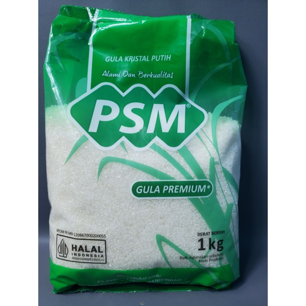 

PSM (Gula Premium) Gula Kristal Putih Alami Dan Berkualitas Netto 1 Kg Asli 100% Tebu