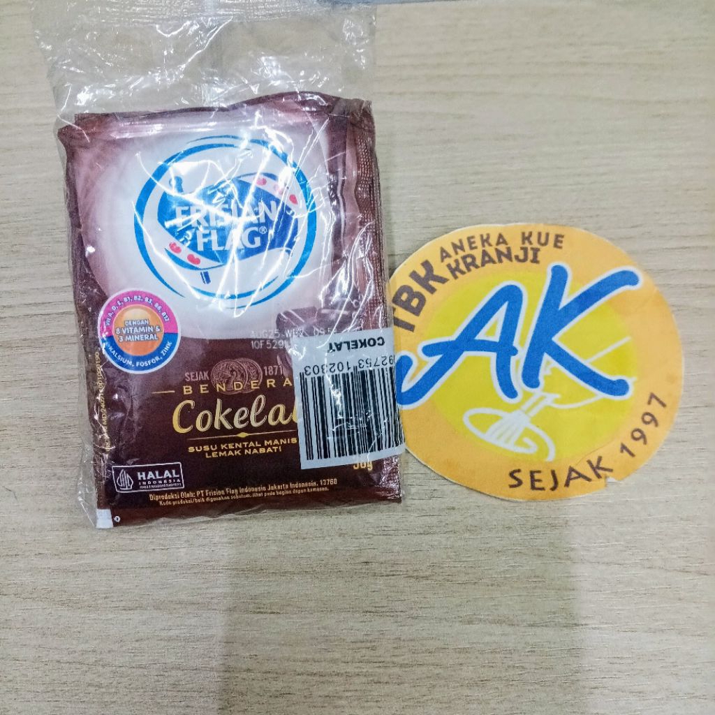 

Susu Kental Manis Frisian Flag Bendera Putih coklat gold 6x40gram isi 6 SACHET