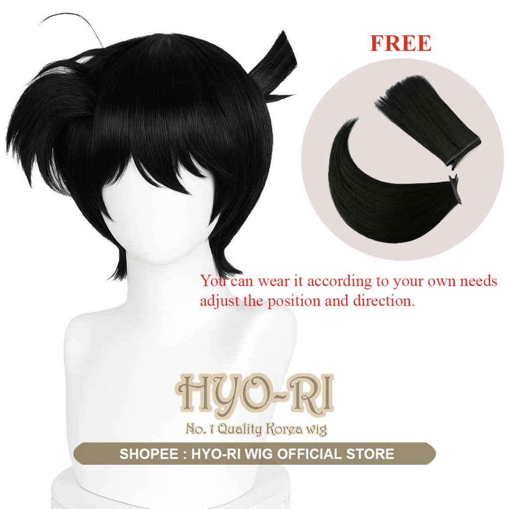 HYO-RI WIG : WIG CONAN WIG SHINICHI KUDO WIG KUDO SHINICHI WIG COSPLAY ANIME CONAN WIG COSPLAY ANIME