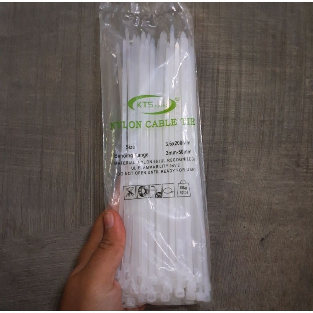 

Kabel Ties Cable Tie 3.6 x 200mm (20cm) CV 200