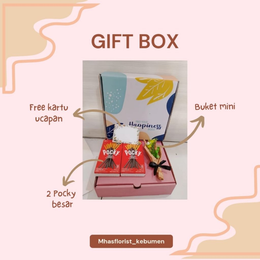 

[POETRISI]Gift box snack / gift box untuk kado ulang tahun / gift box murah / gift box snack mursh