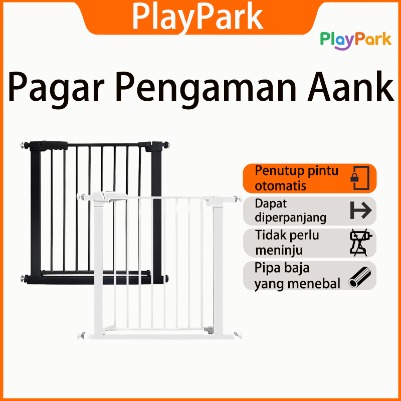 PlayPark Baby Safety Gate Pagar Pengaman Anak Pagar Pintu Bayi Penghalang Pintu Bayi Pagar Tangga Ba