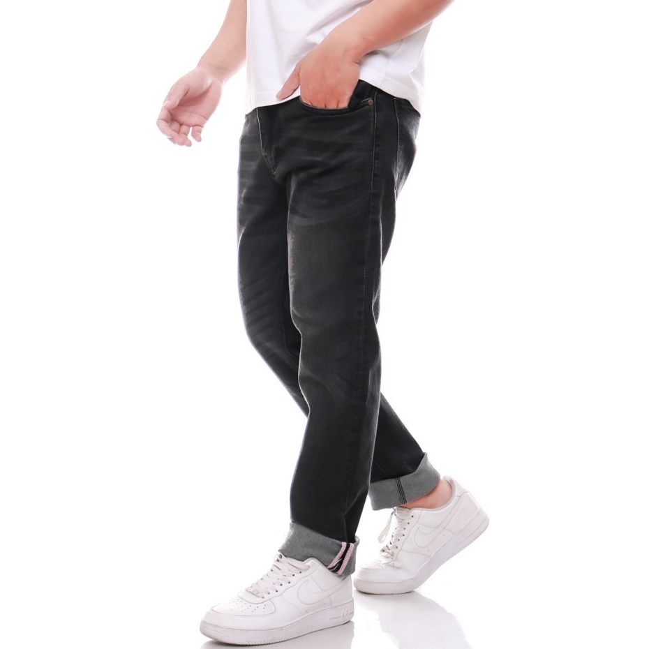 Bageler Jeans Slim Fit Selvedge Pria Denim Premium - Celana Denim Pria Trendy