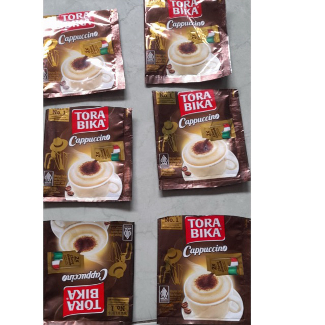 

bungkus BEKAS KOSONG kopi torabika cappucino isi 50pcs untuk bahan kerajinan tangan dan kerajinan sekolah