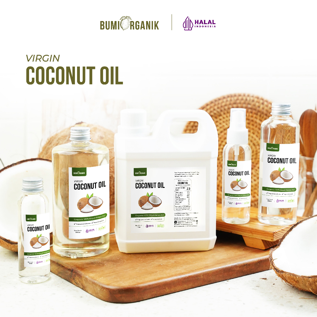 

VCO VIRGIN COCONUT OIL BUMI ORGANIK / EXTRA VIRGIN OLIVE OIL / MINYAK KELAPA ASLI 100% / VCO ORIGINAL 100% / MINYAK KELAPA MURNI / MINYAK VCO ORIGINAL / MINYAK KELAPA VCO ORI /MINYAK KELAPA UNTUK RAMBUT/ MINYAK KELAPA PREMIUM TANPA CAMPURAN APAPUN