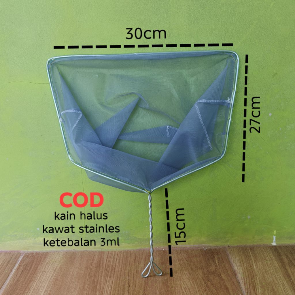 SEROKAN/SESER/LAMIT LEBAR 30CM KAWAT 3ML KAIN HALUS SEHINGGA TIDA MERUSAK SISIK IKAN COCOK UNTUK SEM