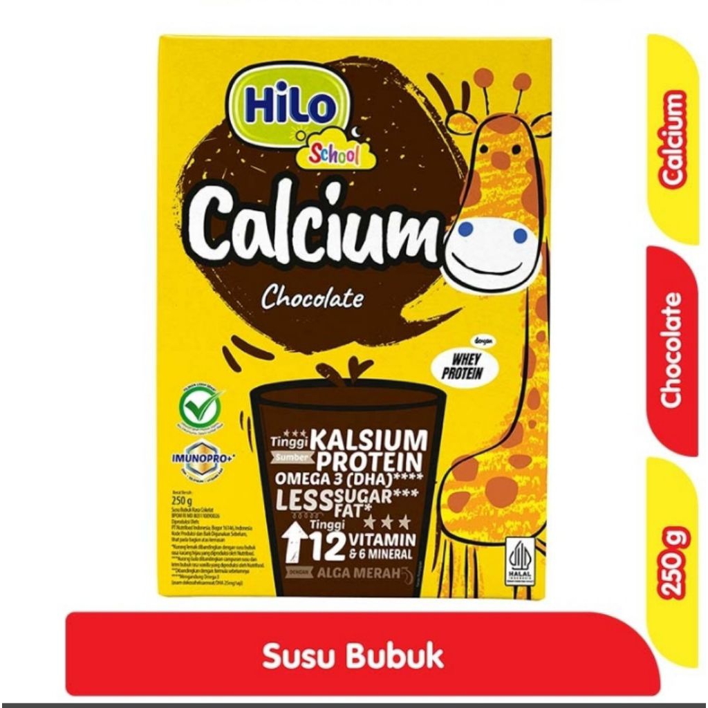 

HiLo School Cokelat Susu Bubuk TinggiKalsium 250 g
