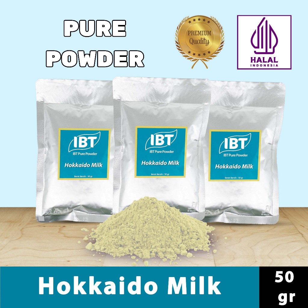 

Pure Hokkaido Milk Powder Essence Murni Bubuk Import Makanan Kue 50 gr