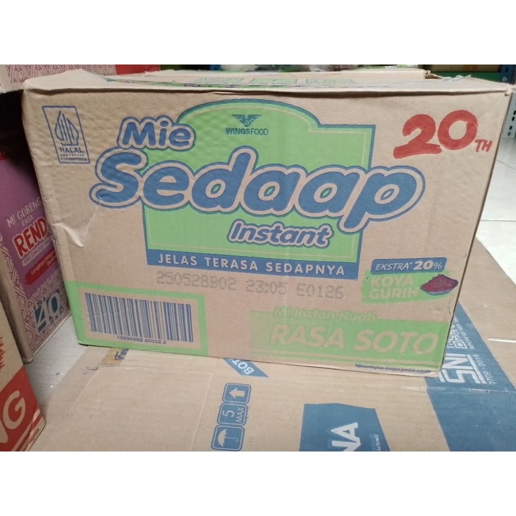 

Sedaap Kuah Soto 1 Karton (40 pcs)
