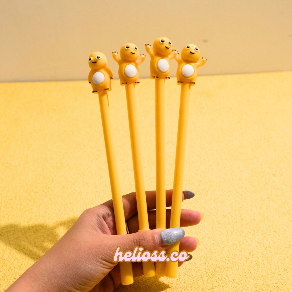 

PULPEN GEL DINO NAILONG KUNING BOLPEN PENA GEL NAILONG DINO BONEKA KARAKTER MINI ALAT TULIS SEKOLAH TERMURAH HELIOSS.CO