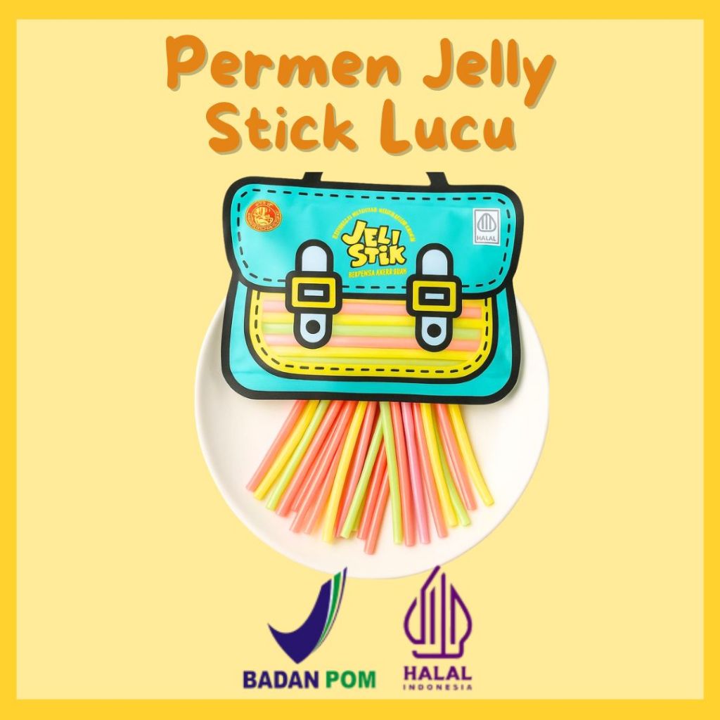 

Permen Jeli Stik Aneka Rasa Buah 150gr Isi 80 Stick Permen Lucu Hadiah Souvenir Ulang Tahun Anak
