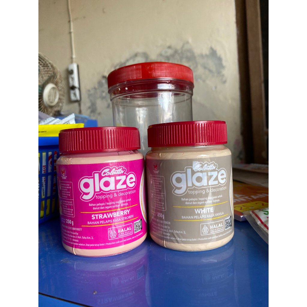 

GLAZE COLATTA 250gr/topping donat/toping dekorasi