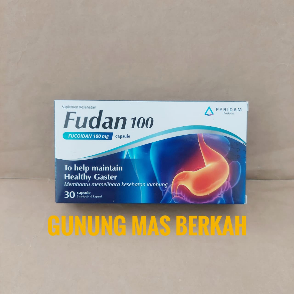 FUDAN FUCOIDAN 100 MG Fudan 100mg Kapsul - Membantu memelihara kesehatan lambung