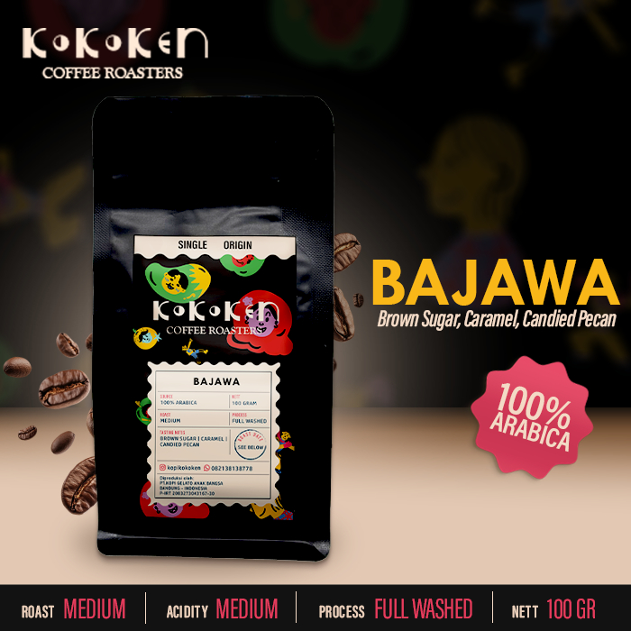 

Biji Kopi Bajawa Full 100% Arabica - espresso based - 100 gram