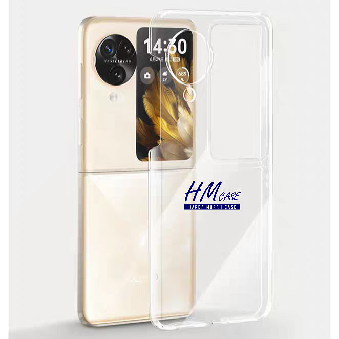 Case Oppo Find N3 Flip Oppo Find N3 Fold Oppo Find N5 Fold Clear Case Acrylic HardCase Ultra Thin Be