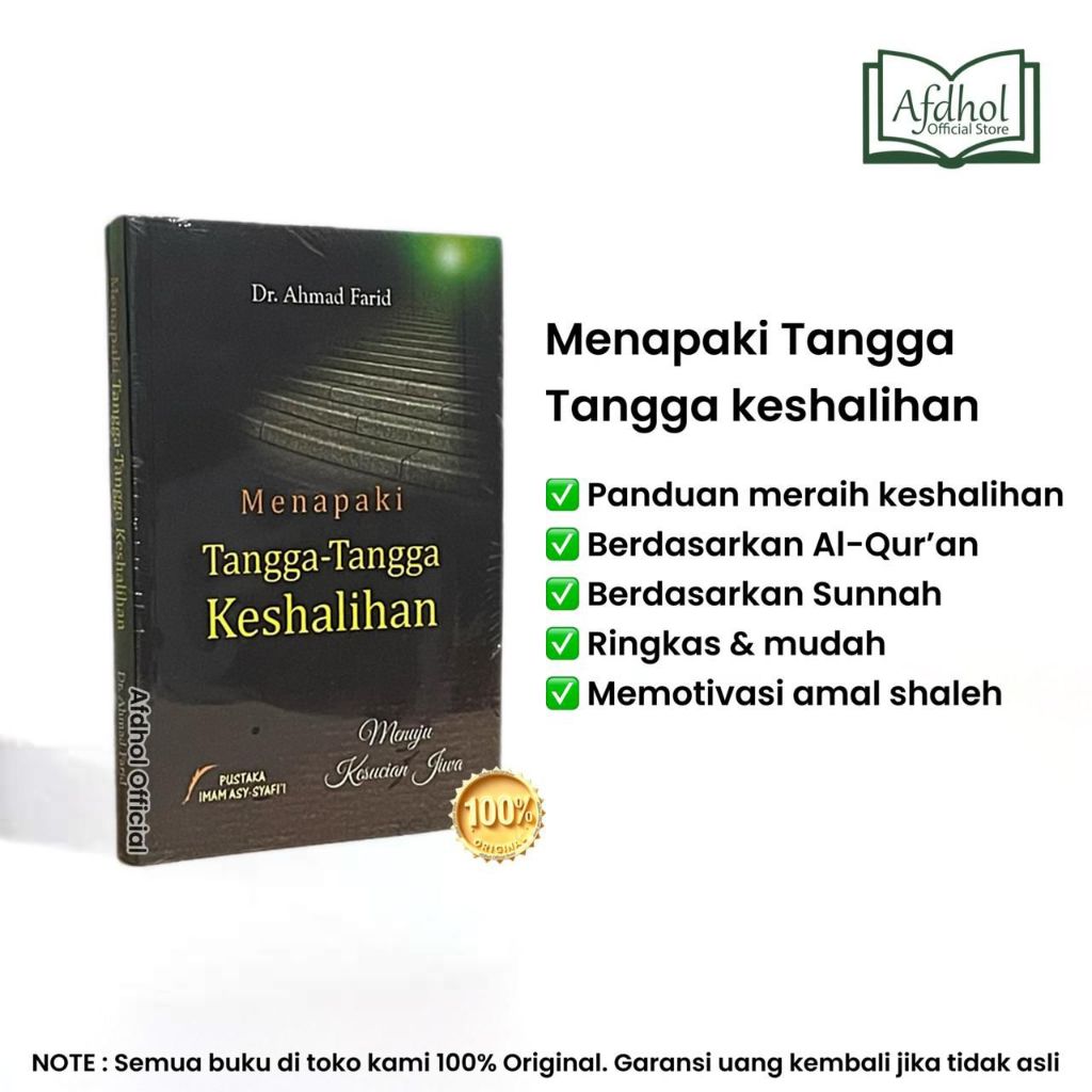 Buku Menapaki Tangga Tangga Kesalihan Ahmad Farid ASLI - Pustaka Imam Syafii
