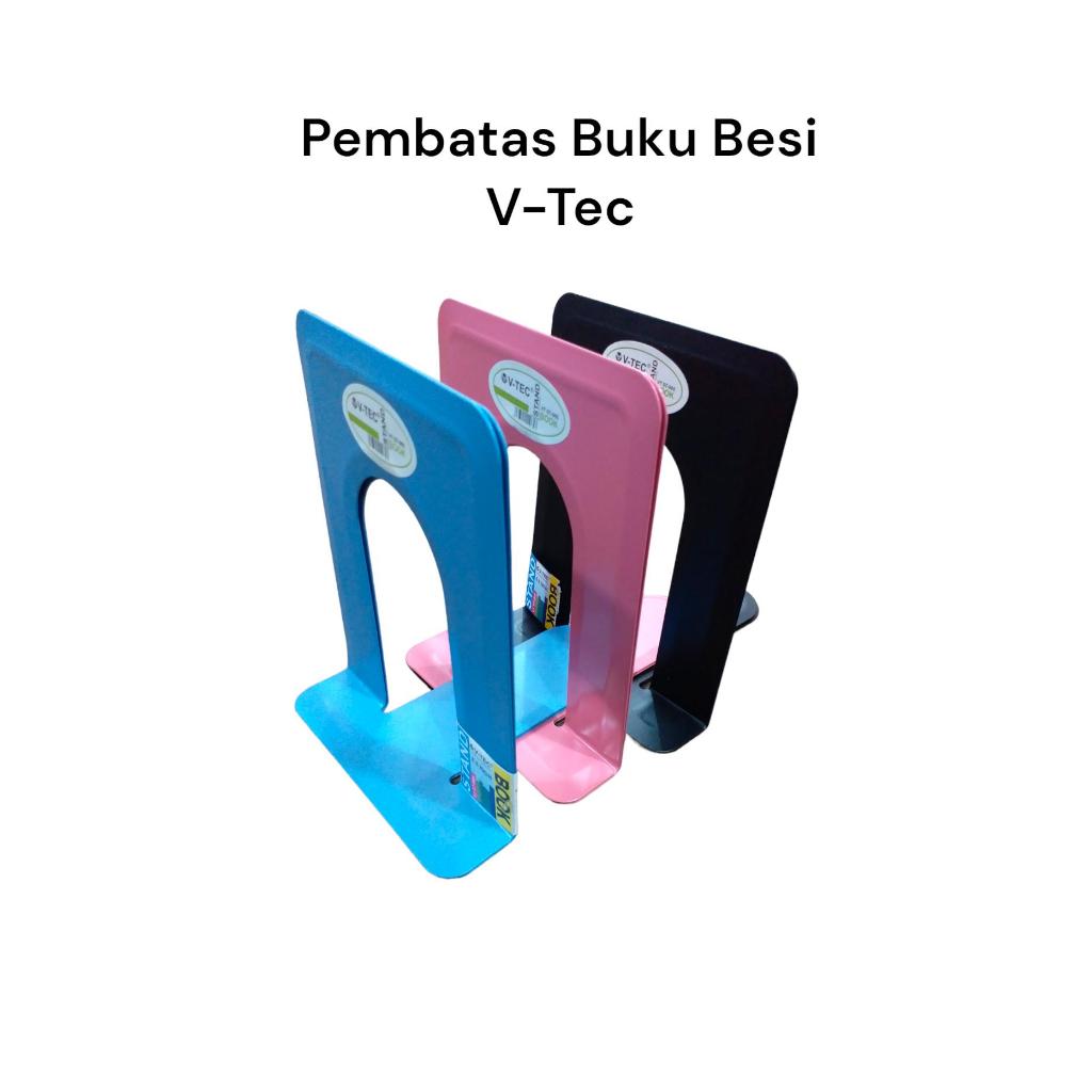 

V-Tec pembatas buku besi