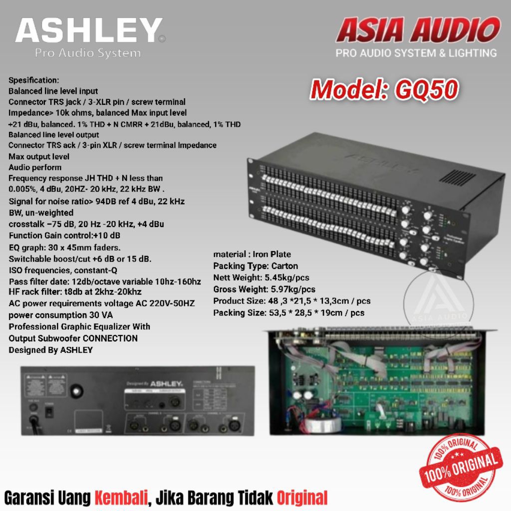 EQUALIZER ASHLEY GQ50