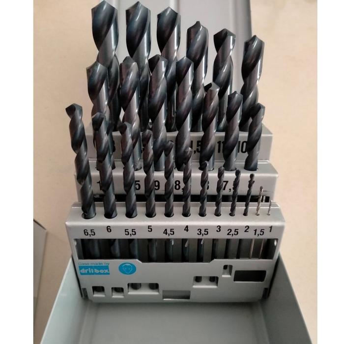 Mata Bor Besi Nachi HSS SET 25 PCS 25PCS 1-13mm 1-13  Original