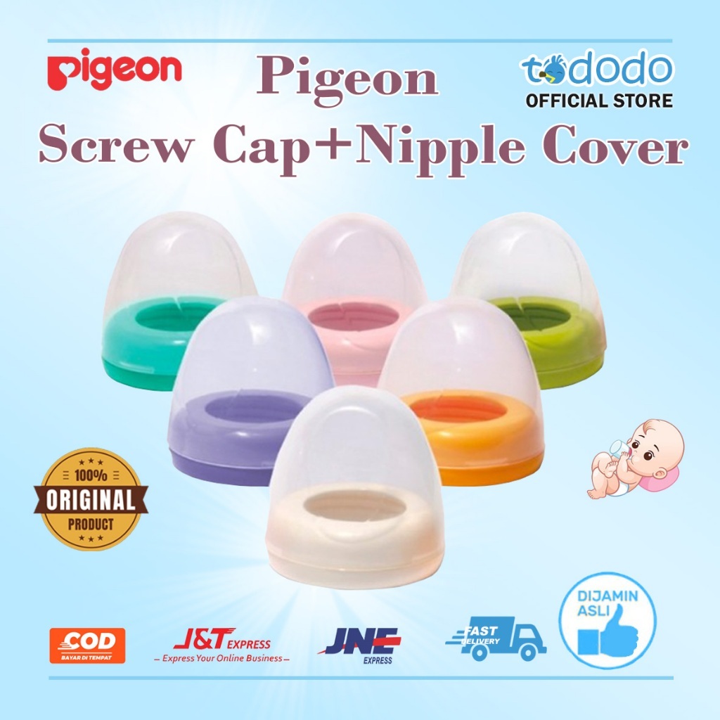 Pigeon Screw Cap + Nipple Cover RP / Tutup Botol Standar