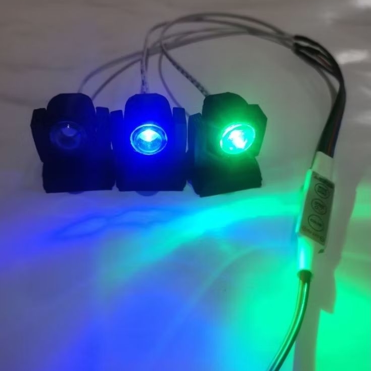 Light Beam Miniatur (3 Lampu + Modul)