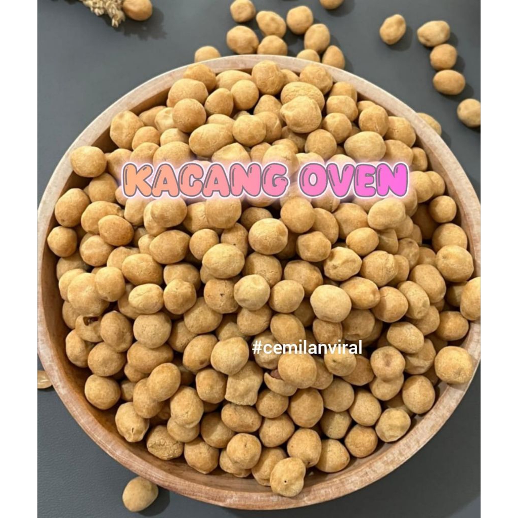 Cemilan Viral Kacang Oven Snack Makanan Food Asin Renyah Kacang Atom Satelit SP