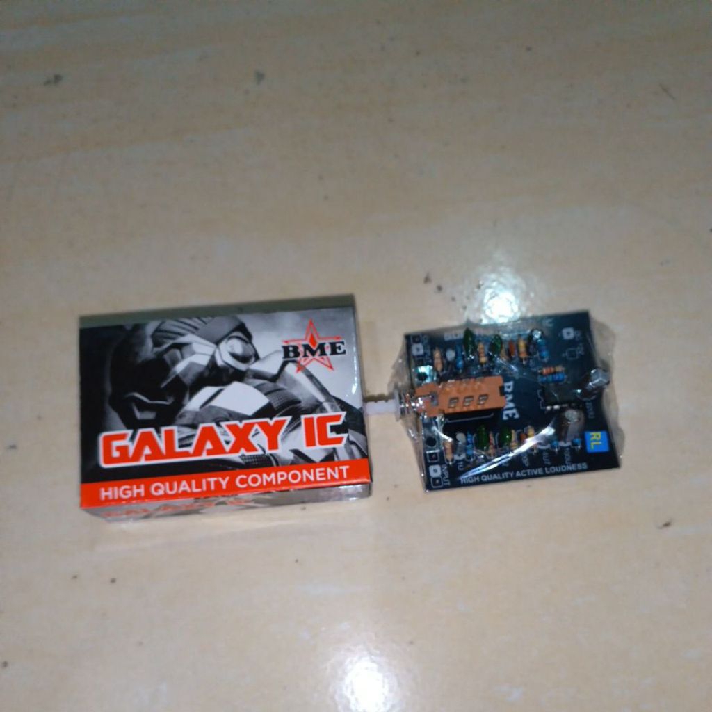 Model loudness,penguat bass treble kit galaxy 4558 By BME