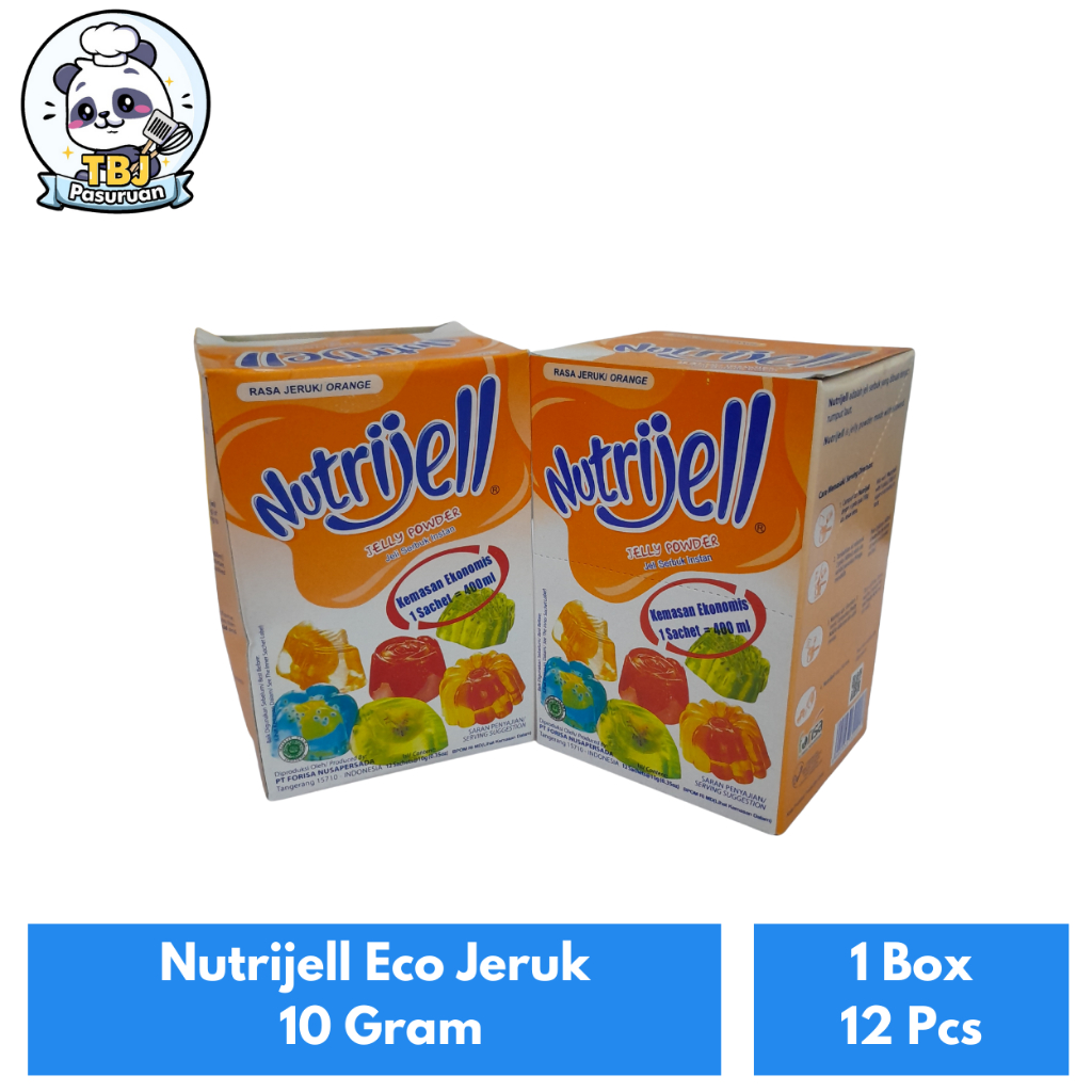 

Nutrijell Eco Jeruk 10 Gram Kemasan 1 Box Isi 12 Pcs