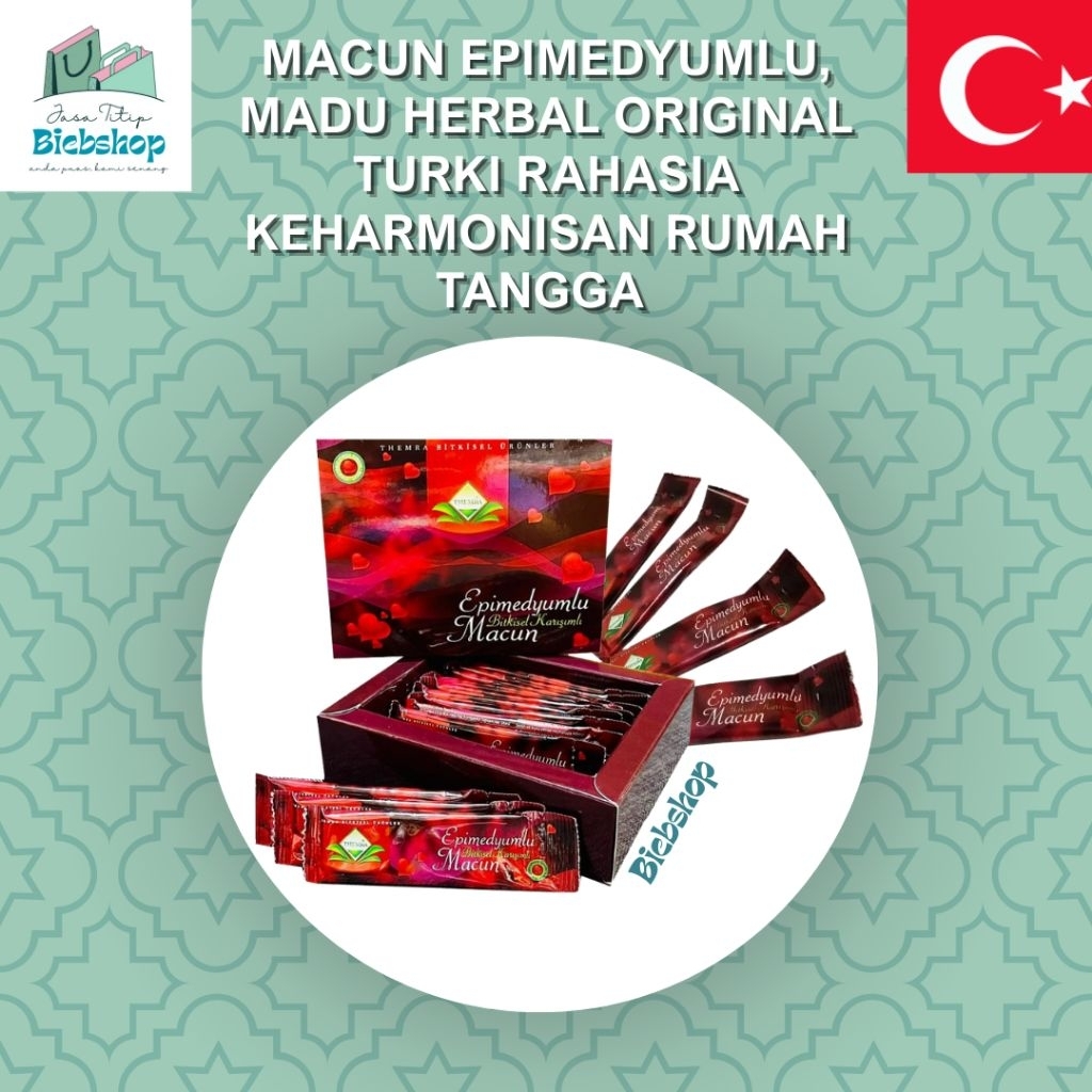 

Madu Herbal Macun Epimedyumlu Original Turki (Harga Untuk 1 Sachet No Box)