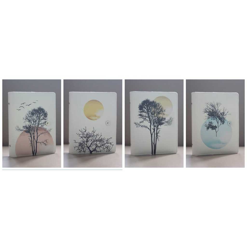 

Map Binder Kulit Kancing A5 Motif Nature