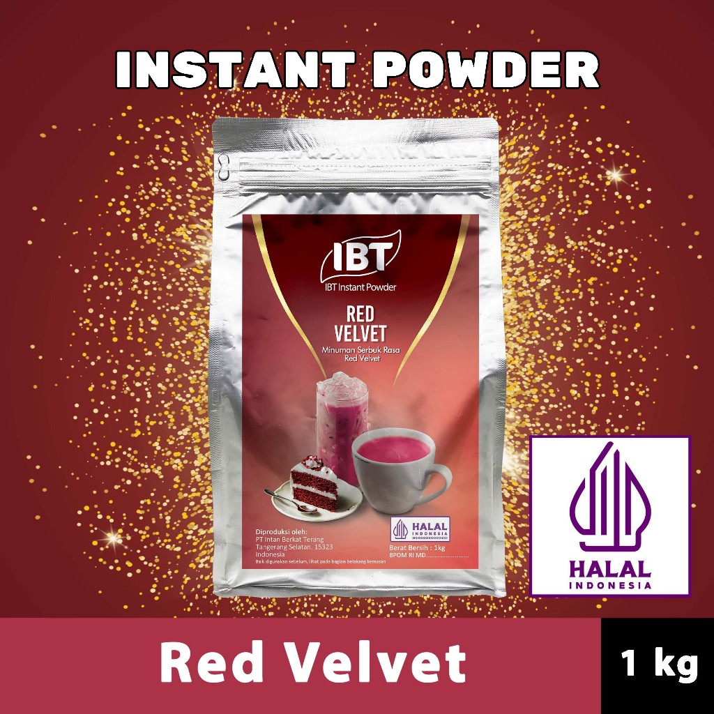 

Bahan Minuman Bubuk Rasa Red Velvet Instant IBT Drink Powder