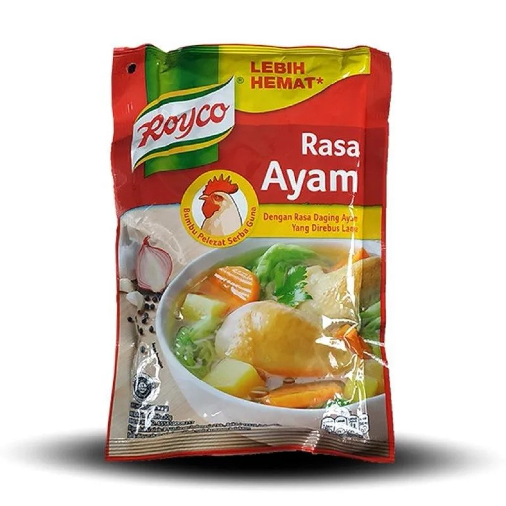 

Royco Bumbu Penyedap Rasa Kaldu Ayam dan Kaldu Sapi ukuran 220gr
