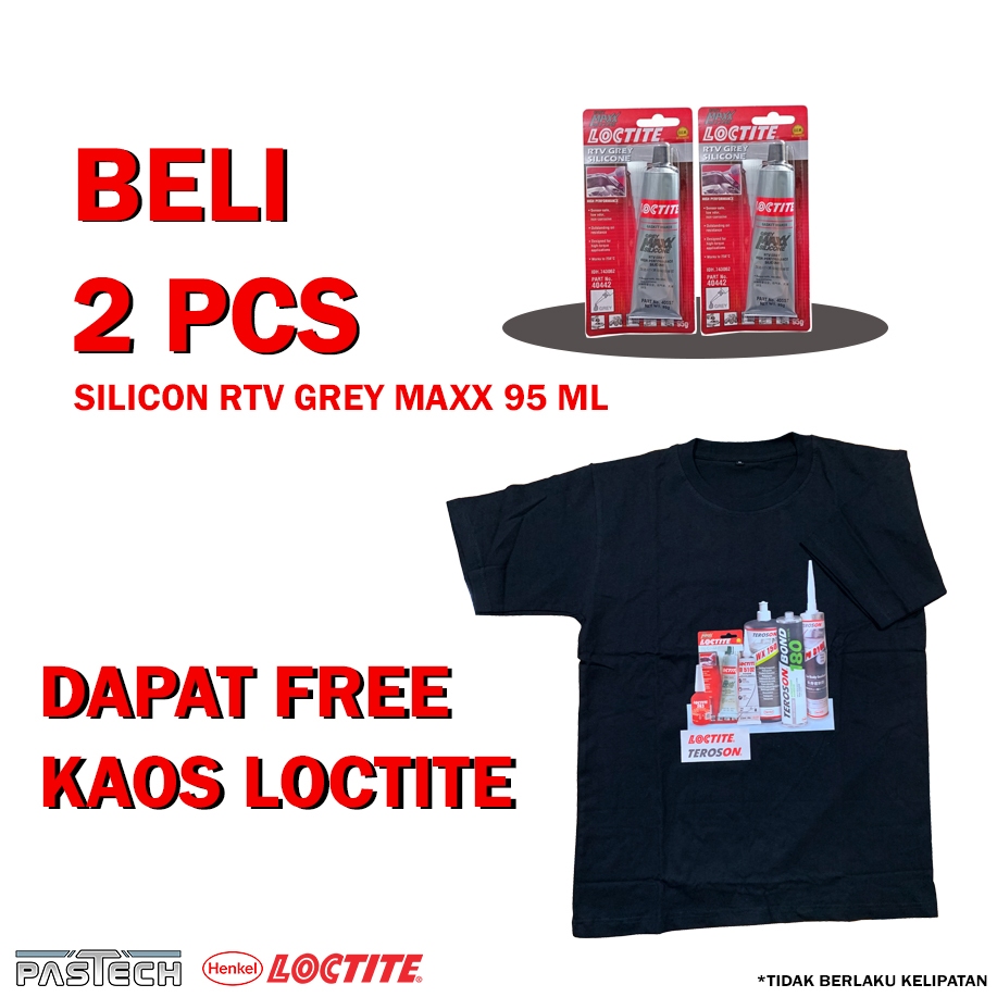 SEALANT / SILICON RTV GREY GREY MAXX 95 ML LOCTITE