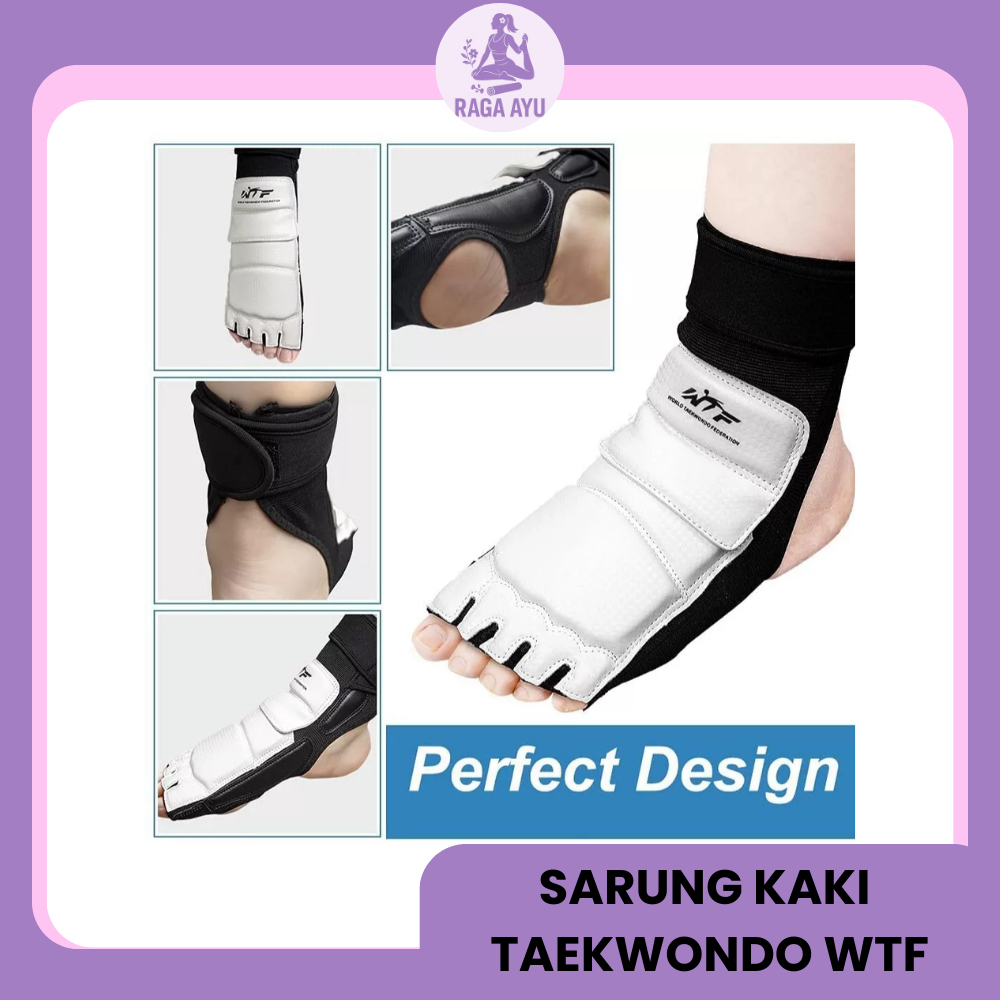 RA - Pelindung Kaki Taekwondo Moks Sarung Kaki Taekwondo Moks WTF / Sarung Kaki Taekwondo WTF