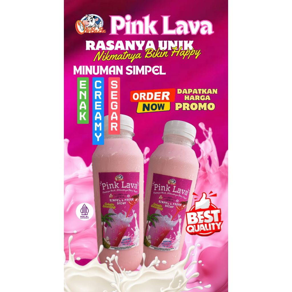 

Minuman Pink Lava 500ml