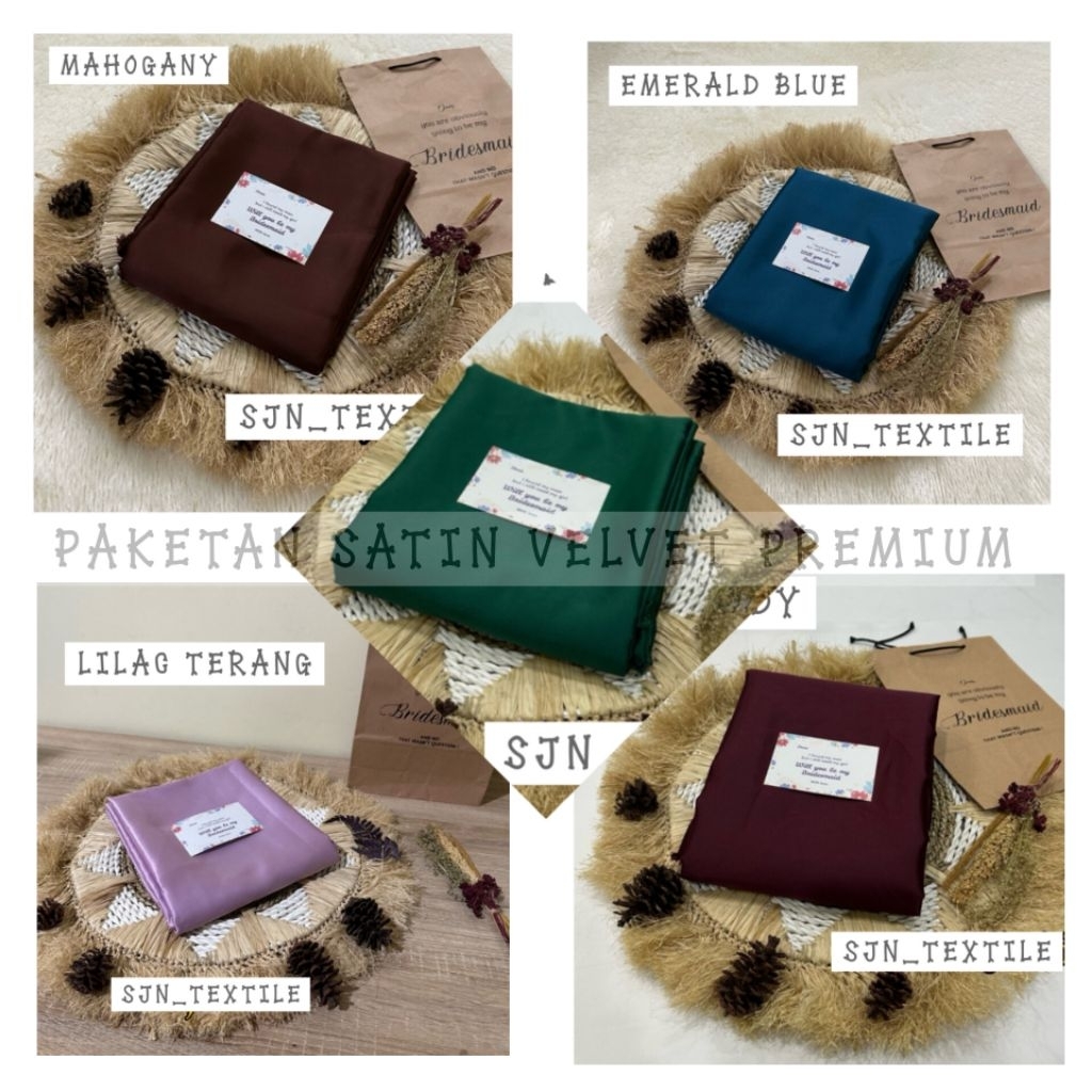 Free card  bridesmaid /Paket Searagaman Bridesmaid/Baju Nikah /Baju Bridesmaid/ harga perpaket