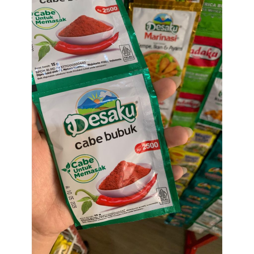 

Desaku cabe ketumbar kunyit bawang putih bubuk bumbu marinasi