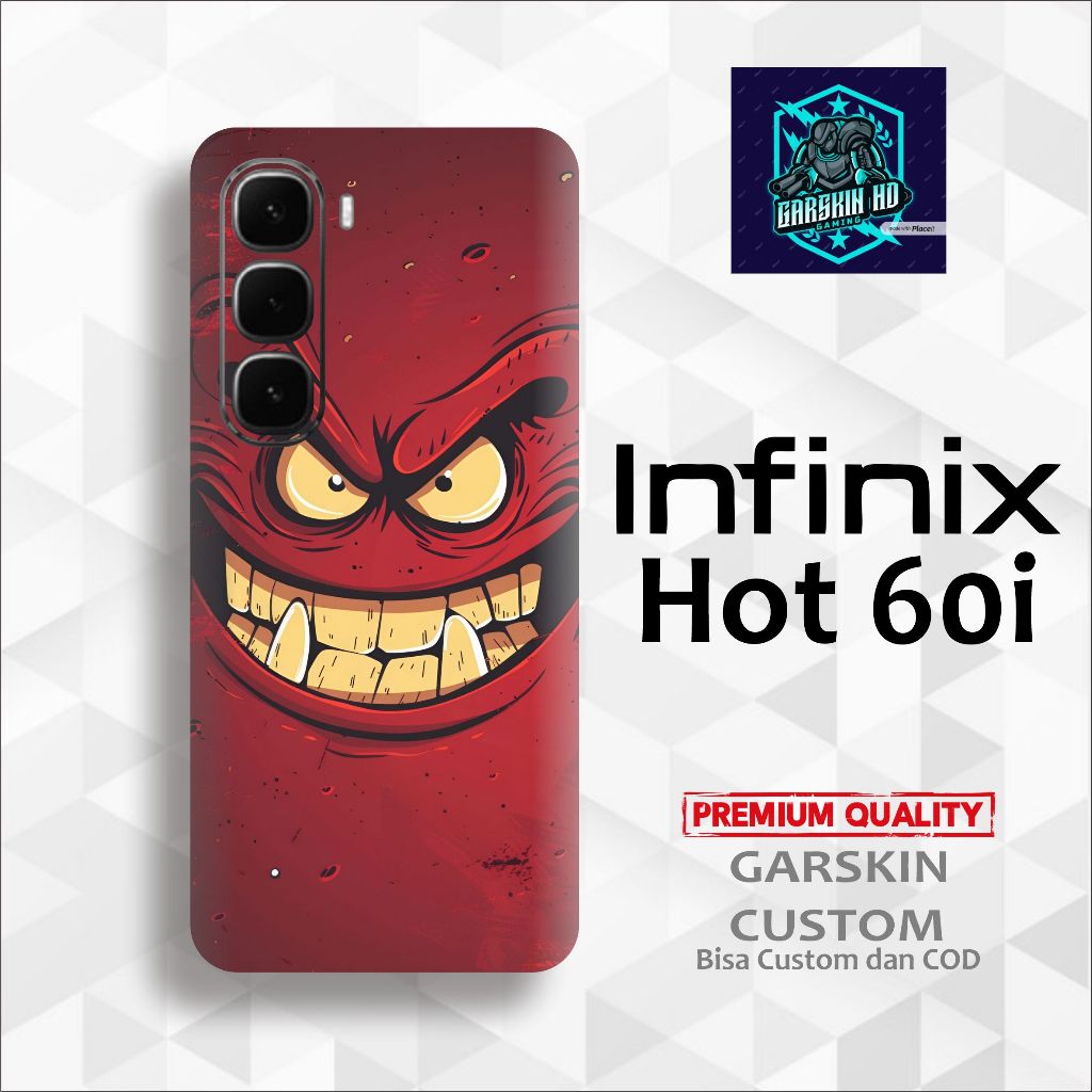 Premium Garskin Stiker / Case Stiker Infinix Hot 60i Pilih Variasi GET 2 PCS