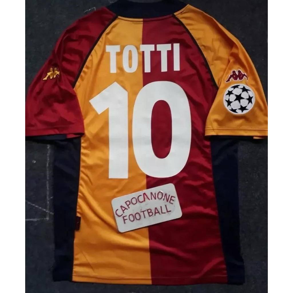 JERSEY AS ROMA RETRO 2000 2001 2002 00 01 02 Ucl