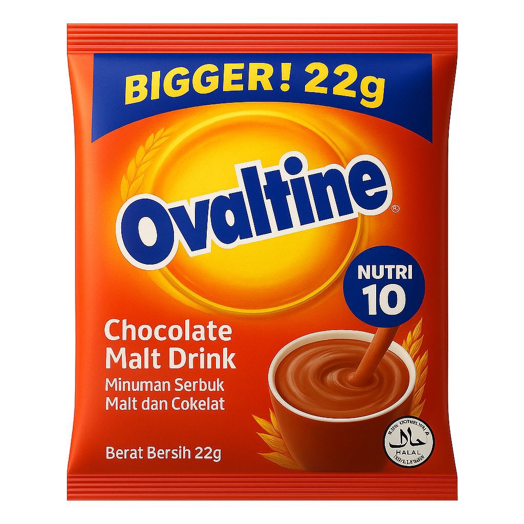 

Ovaltine Chocolate Malt Drink Sachet 22g – Minuman Serbuk Malt & Cokelat