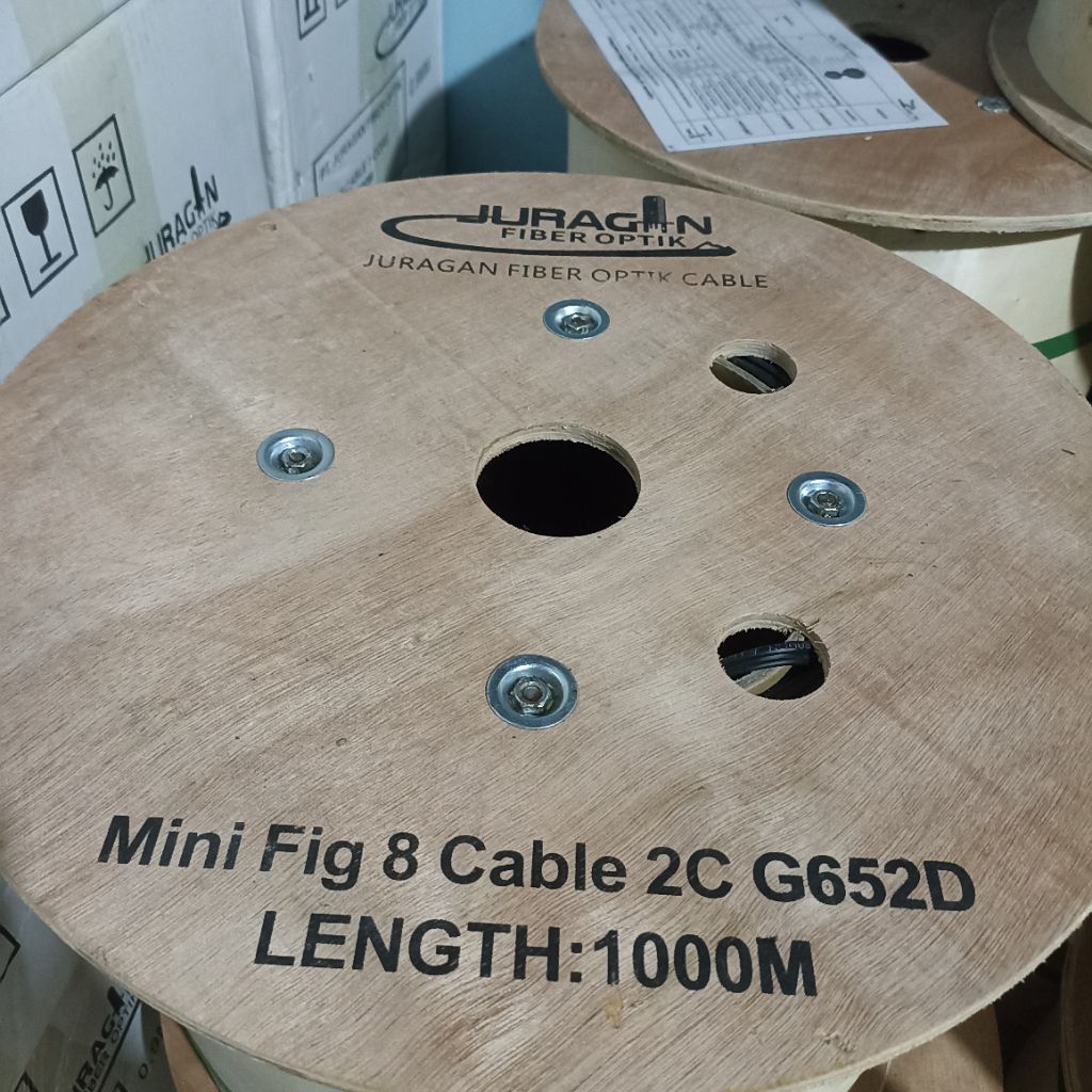 kabel 2 core 1km / kabel fig 8 2 core tube jelly / fig8 2 core / kabel 2 core fig 8