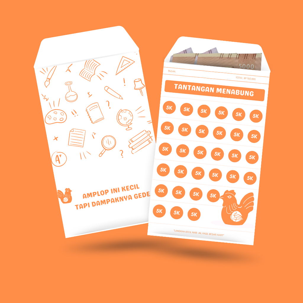 

TANTANGAN MENABUNG AMPLOP SAVED MONEY CHALLANGE