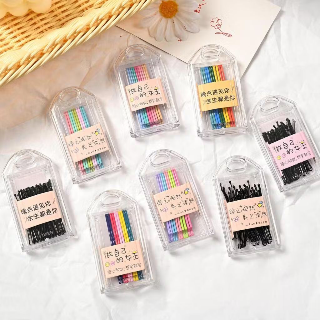 [10PCS] JEPIT LIDI KOREA WARNA WARNI / HAIR CLIPS KOREAN STYLE