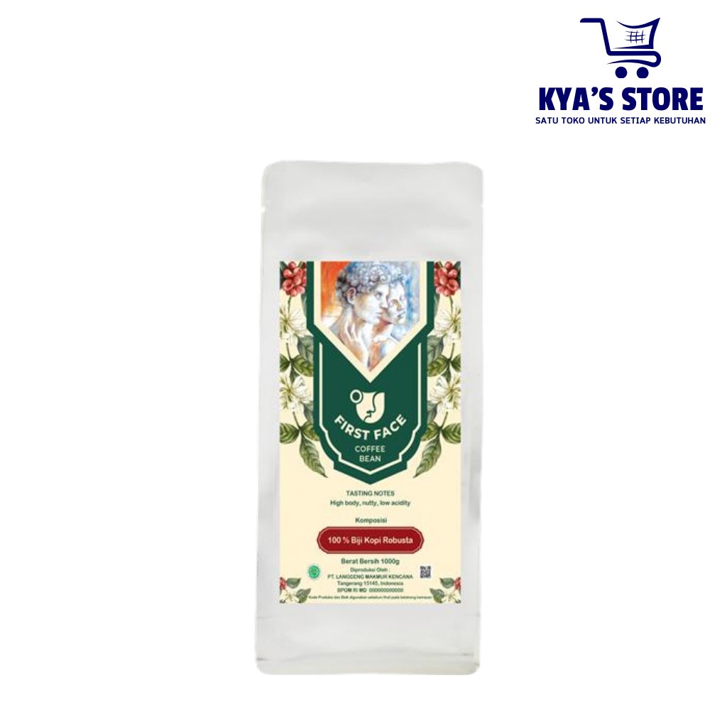 

First Face 100% Biji Kopi Robusta 1kg